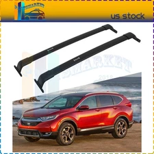 NEW Black Roof Rack Cross Bar Rails Kit Luggage Cargo For 2017-2021 Honda CRV