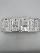 Lot of 4x HGST 2TB 7.2K RPM SAS 6Gb/s 3.5" HD 0F19473 HUS724020ALA640 (EB-1642)