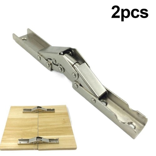 2Pcs/Set 90 Degree Self-Locking Folding Hinges Brackets Spring Folding Hinge New - Picture 3 of 24
