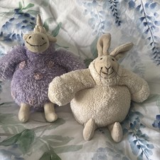 Jellycat Poloneck Peekers Unicorn And Rabbit Retired
