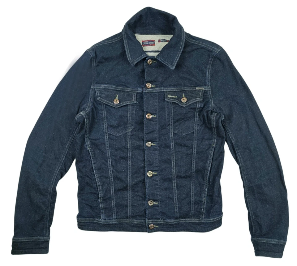 LO ÚLTIMO Para hombres DIESEL @ ELSHAR-NE 600V PANTALONES DEPORTIVOS OSCUROS Chaqueta Jeans M (*Ajuste S) Foto 2 de 4