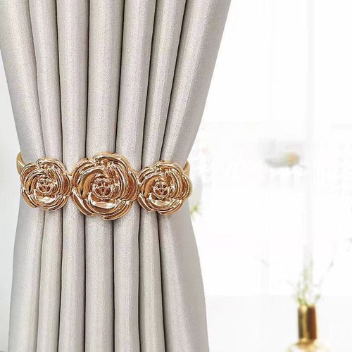 Elastically Curtain Rope Holder Hooks Elk Feather Curtains Tie Backs Holdback - Picture 9 of 14