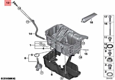 Genuine BMW MINI X1 X3 Cooper One F20 F21 F22 F25 F30 F31 Dipstick  