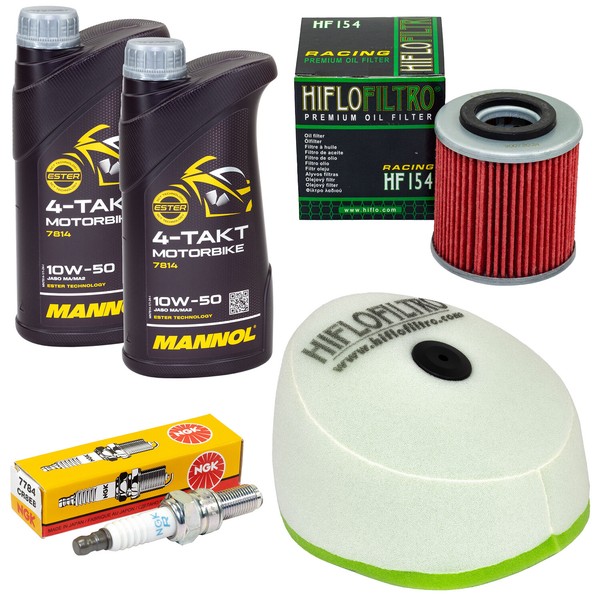 Wartung Set ÖL 2L Luftfilter ÖLfilter ZüNdkerze FüR Husqvarna SM 510 R 2005-2010-image