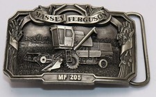1986 Massey Ferguson MF 205 Combine Belt Buckle 741 of 5000 Iowa Premium  Speci