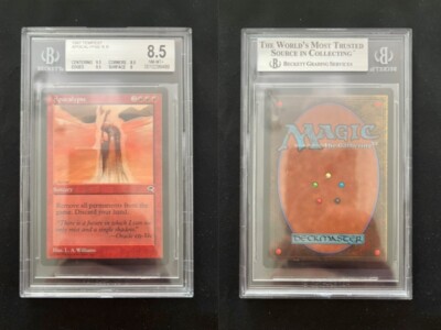 Apocalypse TEMPEST Mtg NEAR MINT Graded BGS 8.5 BASIC++ (9.5/8.5/9.5/8 ...