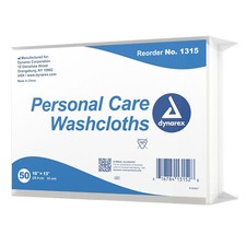 Dynarex Adult Wipe or Washcloth 10 x 13" 1315 1 Pack 50 Wipes