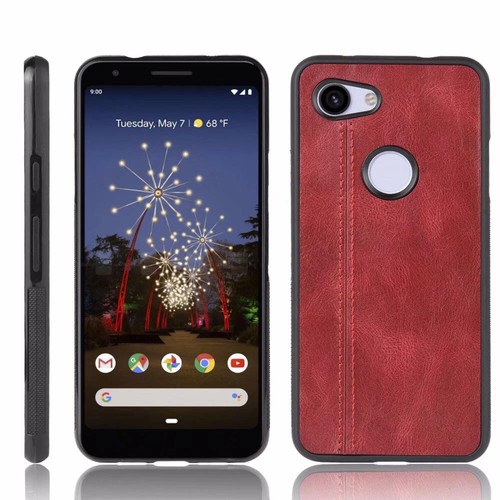 For Google Pixel 3 3XL Pixel 3A 3AXL Stitiching Leather Fabric Rubber case cover - Picture 14 of 15