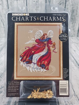 Dimensions Charts & Charms Guiding Angel Cross Stitch 72303 Laine Gordon 1996