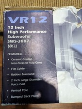 Rare unused Alpine XR12 Subwoofer 12 inch Mod...