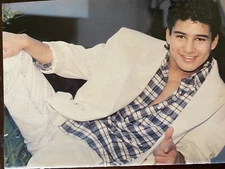 Mario Lopez, Saved By the Bell, Bell Biv Devoe, Double Full Page Vintage Pinup b