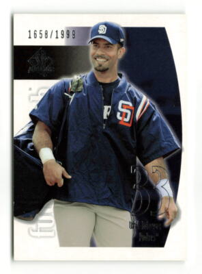 1999 UPPER DECK SP AUTHENTIC #129 /1999 WIL NIEVES ROOKIE RC #215 PADRES