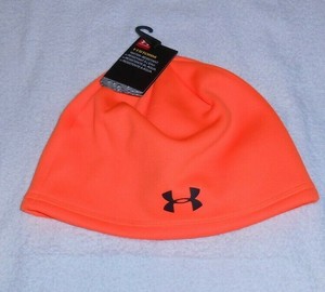 under armour blaze orange beanie