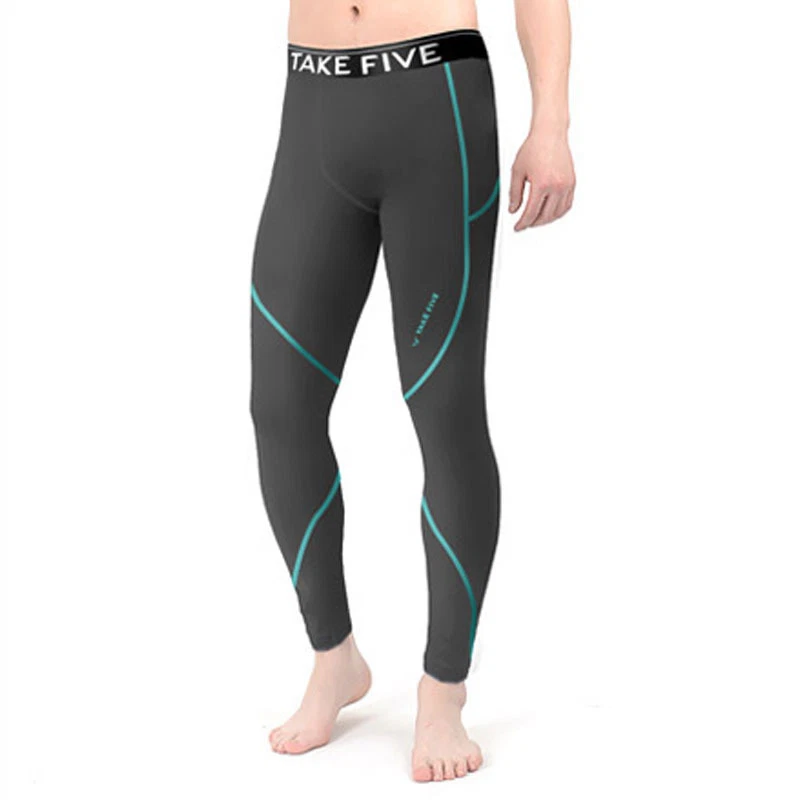 Take Five Hombres Piel Apretada Compresión Capa Base Pantalones para Correr Leggings NT501 Foto 3 de 4