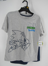Sonic the Hedgehog Boys' Graphic Tee and Shorts Set, 2-Piece Size 10: Brand New