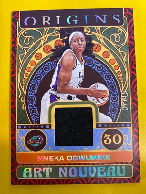 DA17577 2023 Panini Origins WNBA Art Nouveau JERSEY Nneka Ogwumike #37/49