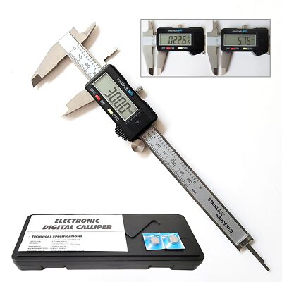 Digital Caliperelectronic Digital Calipers 06'' Calipers Measuring Tool Stainless