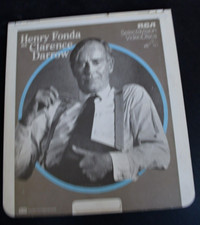 CED - Capacitance Electronic Disc - Video Disc - Clarence Darrow