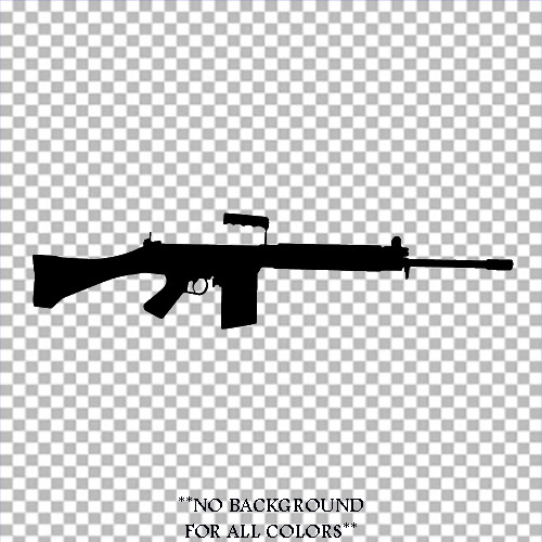 FN-FAL sticker VINYL DECAL Military Service Hero Patriot Airsoft - Picture 3 of 12