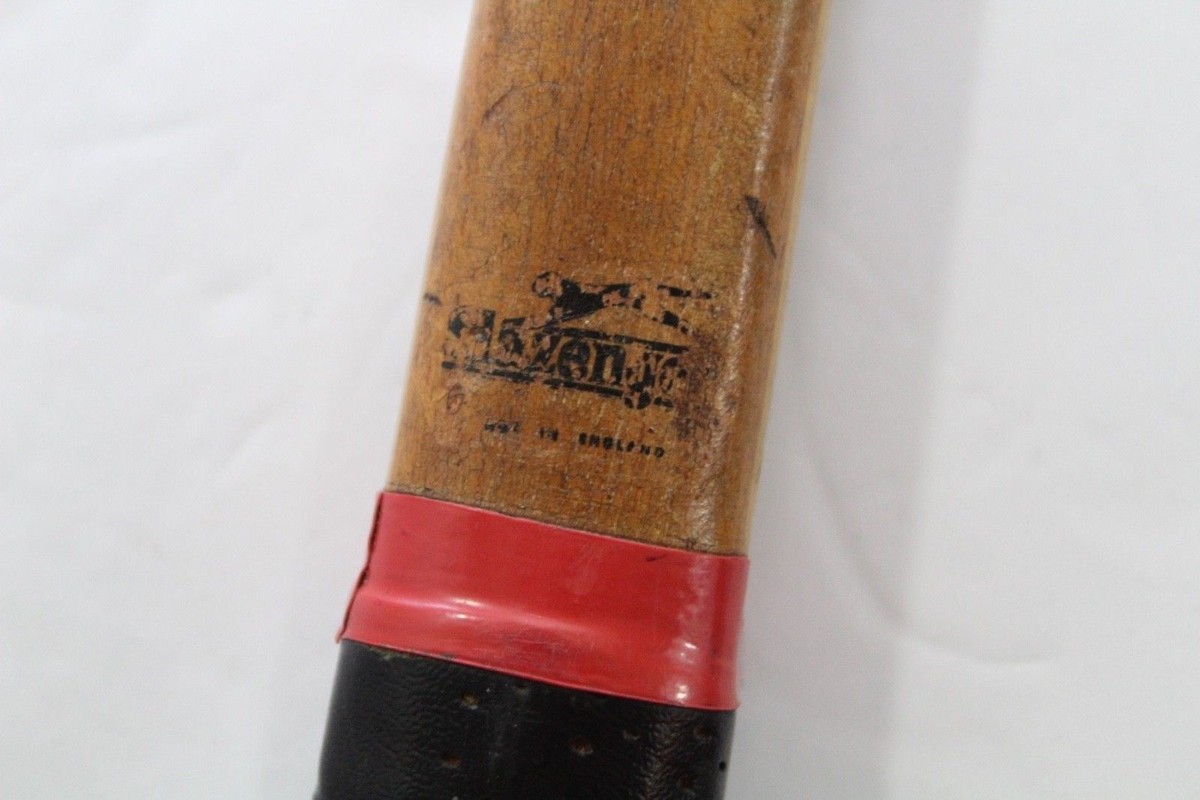 Ancienne raquette de tennis en bois Slazenger super flamme olympique Angleterre | eBay