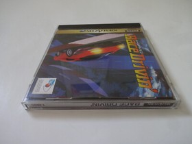 RACE DRIVIN Sega Saturn SS 1995 Driving simulator w/Obi Hagaki NTSC-J From Japan