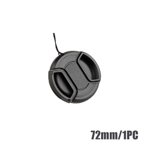 49~77mm For Canon Nikon Sony+String Center Pinch Snap On Front Lens Cap Cover - Picture 19 of 20