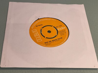 Jim Reeves - When Two Worlds Collide - Vinyl Schallplatte 7'' Single - 1969 RCA Victor