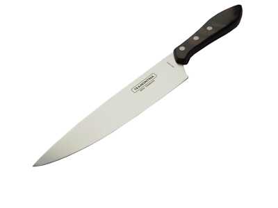 Fleischmesser TRAMONTINA 21189/198 Edelstahl Klinge Polywood Griff braun 33,5 cm