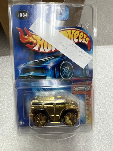 2004 Hot Wheels First Editions BLINGS HUMMER H2 Gold Kmart Exclusive K Day B199 - Picture 12 of 12