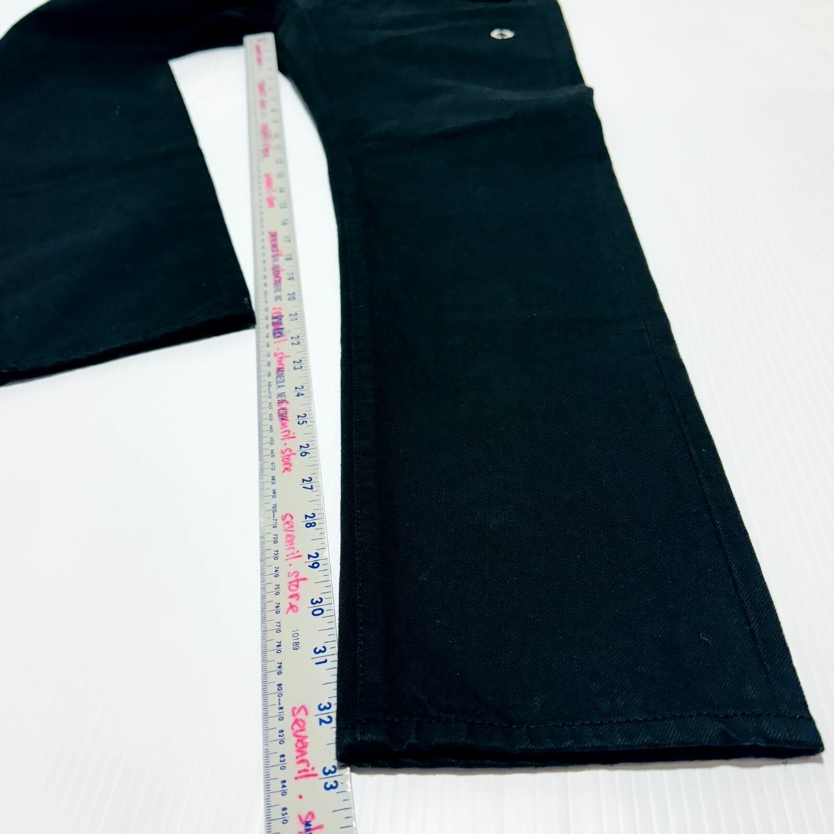 Moncler X FRGMT Jeans Men 44/ US 28 Black Denim Zip-Fly