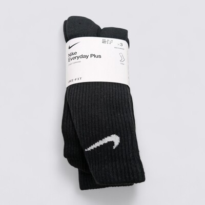 Nike Everyday Plus Cushioned Training Crew Socks Yth 5Y-7Y M