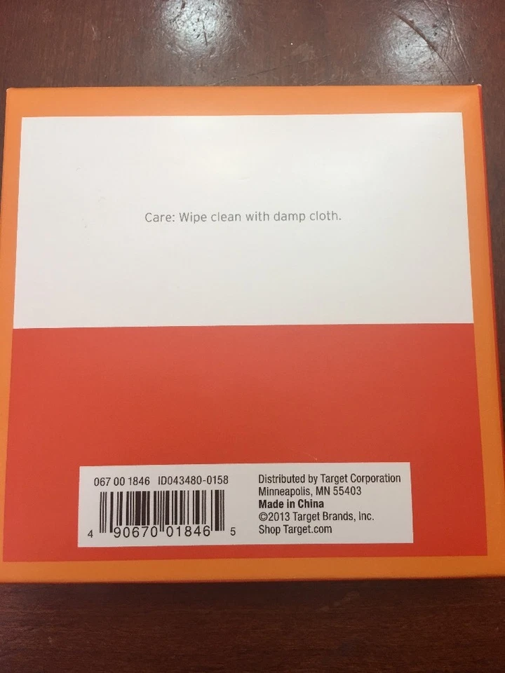 Set Of 4 Coasters Blue And Yellow New In 4 target coasters blue and yellow Foto 3 de 4