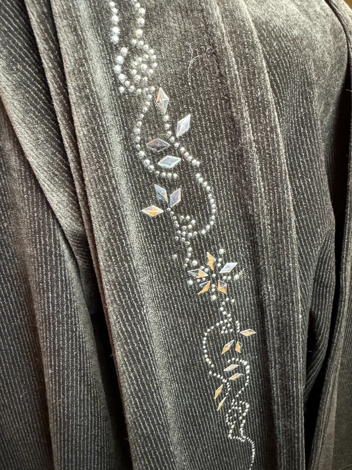 Plus Top 2X Vestido Para Mujer Top Vacaciones Carbón De Super Line! Foto 3 de 4