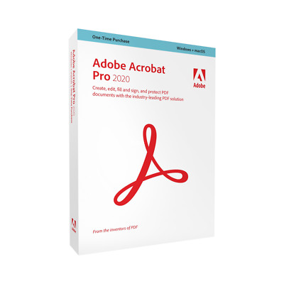 Adobe Acrobat Pro 2020 OEM (1 Nutzer - Dauerlizenz) MAC ESD per Mail