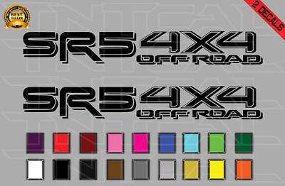 SR5 4x4 Off Road Decal Set Fits: Tundra Tacoma Truck Bedside Vinyl Stickers