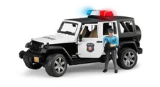 Bruder #02526 Jeep Wrangler Unlimited Rubicon with Light skinned Policeman - Ne