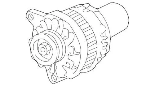 Alternador genuino GM 1996-2002 Chevrolet Pontiac Malibu remanufacturado 19244787 Foto 4 de 4