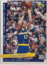 93-94 Upper Deck Chris Mullin (Signature Moves) HOF Subset Card (Warriors)