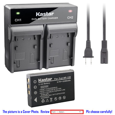 Kastar Battery Rapid Charger for PENTAX D-LI7 & PENTAX Optio MX Optio MX4 Camera