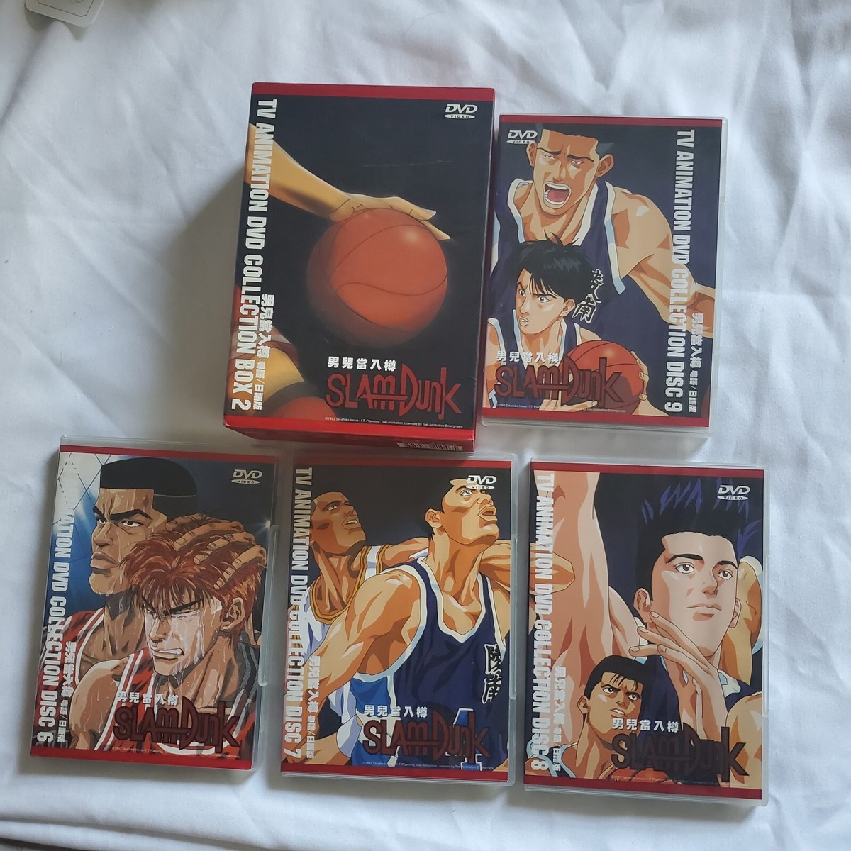 Slam Dunk tv animation From 90's dvd collection box 1-3