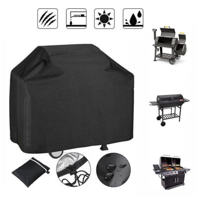 Neu Premium Grillabdeckung BBQ Grill Abdeckhaube Gasgrill Smoker Schutzhülle DE
