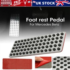 Slip Foot Rest Plate Car Accessories Drill Footrest Dead Pedal For Mercedes Benz