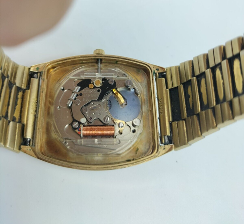 Stunning Seiko Mens Vintage 2633-5020 Seiko SQ Day Date 2Jewels - runs - AF - Picture 6 of 11