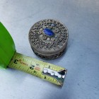 Nice middle eastern metal box decorated with a stone — photo 8