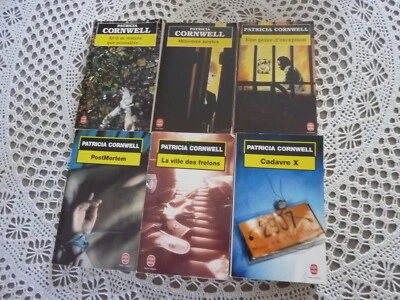 PATRICIA CORNWELL , 6 livres, LE LIVRE DE POCHE , suspense - Photo 1/4