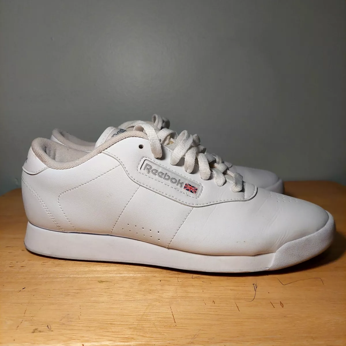 gambling Populær Literacy Reebok Classic Princess White Leather Sneakers Size 8 | eBay