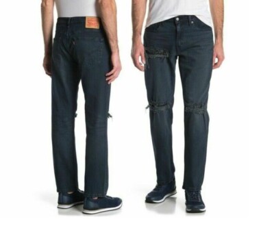 Men's Jeans Levi's 541 Athletic Taper Ripped size 34x32 NEW