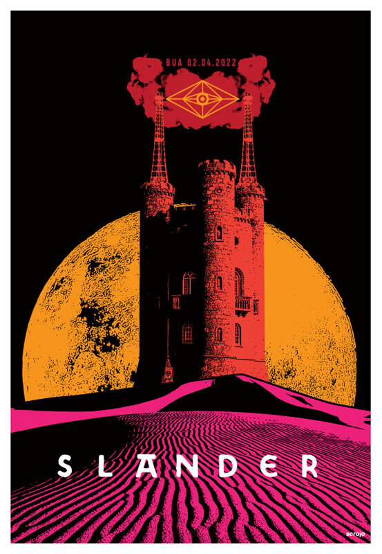 SLANDER Belly Up Aspen Poster