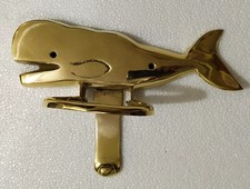 Messing Wal Türklopfer massiv Messing Fischklopfer