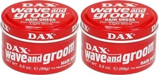 2 X DAX WAX RED WAVE AND GROOM FOR MAXIMUM HOLD 99gm- FAST UK TRACK POST